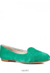 Туфли-балетки Francesco Donni 149LA-D96-12A20, зеленые (велюр)