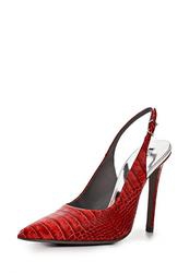 фото Босоножки на каблуке с закрытым носом Baldan BA519AWARI13, красные