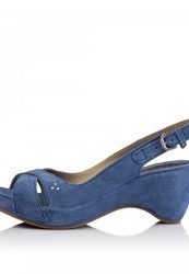 Босоножки женские на каблуке Khrio, синие
