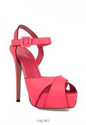 фото Босоножки на высоком каблуке Le Silla D45520L100D05166, розовые