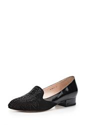 Лоферы женские на каблуке Grand Style GR025AWAPS20, черные