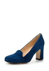 Туфли-лоферы на каблуке Tervolina TE007AWAQI60, синие