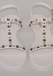 Сандалии летние женские Menghi Shoes, белого цвета