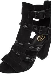 Босоножки на толстом каблуке Ash ESCAPE, черного цвета