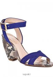 Босоножки на толстом каблуке Rio Couture 700112-411-2, фиолетовые