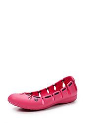 фото Балетки женские Crocs CR014AWIP047, розовые полимерные