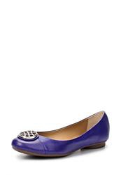 Балетки на каблуке Dumond DU593AWAET67, фиолетовые (кожа)