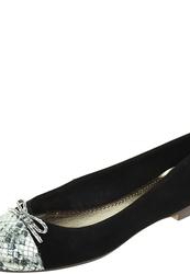Балетки на каблуке Tosca Blu SS1401S001, черные замшевые