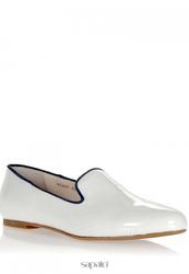 Туфли-балетки женские Argo 95401/33-2, белые лаковые