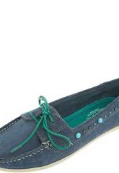 Мокасины женские Wrangler WL141635-118, синие со шнурками