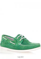 Мокасины женские Gant 46.45009, зеленые на шнурках