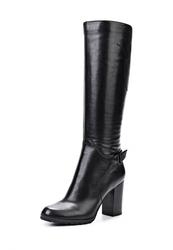 фото Сапоги женские на высоком каблуке Calipso CA549AWCNY46, черные (кожа)