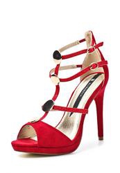 Босоножки на высоком каблуке J&Elisabeth JE031AWLE489, красные