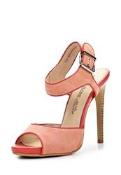 Босоножки на каблуке Elche EL242AWBGA46, бежево-розовые