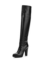 Женские ботфорты на каблуке Le Silla LE682AWBVL06, черные кожаные