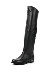 фото Женские сапоги-ботфорты Calipso CA549AWCNX31, черные кожаные