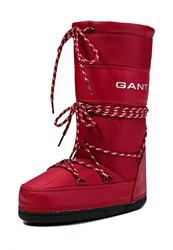 фото Женские сапоги-луноходы Gant GA121AWIO947, красные