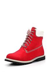 Ботинки женские на шнурках Keddo KE037AWCGV07, красные