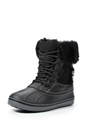 Ботинки женские на шнурках Crocs CR014AWKC318, черные