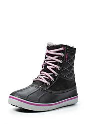 Ботинки женские на шнурках Crocs CR014AWKC317, черные