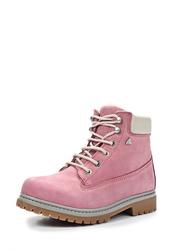 Ботинки женские на шнурках Beppi BE099AWKL534, розовые