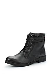 Ботинки женские на шнурках s.Oliver SO917AWCGG26, черные кожаные