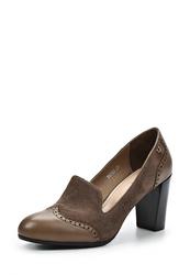 Туфли-лоферы на толстом каблуке Vitacci VI060AWCJF69, коричневые