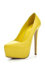 фото Туфли на платформе и шпильке Le Silla LE682AWAEO91, желтые