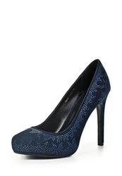 фото Туфли на высоком каблуке Milana MI840AWABF51, синие со стразами