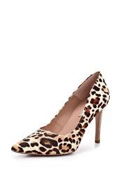 Туфли женские на каблуке Pura Lopez PU761AWAMG19, леопардовые