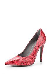 фото Женские туфли на каблуке Baldan BA519AWARI15, красные (кожа змеи)