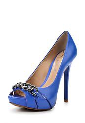 фото Туфли на платформе и каблуке Lilly's Closet LI041AWARH63, синие с открытым носом