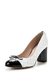 фото Туфли на устойчивом каблуке Roberto Botticelli RO233AWAHX51, черно-белые