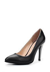 фото Женские туфли на каблуке Lamania LA002AWAAC96, черные кожаные
