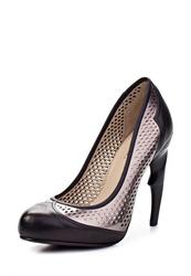 Женские туфли на высоком каблуке United Nude UN175AWAIO94, черно-серебряные