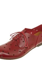 Ботиночки женские Pantanetti 6917 BOSTON, красные со шнурками