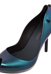 Туфли на каблуке Melissa 31268-52429, синие с открытым мысом