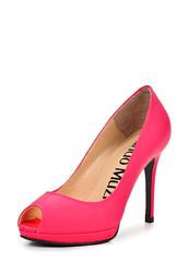 Туфли на платформе и каблуке Nando Muzi NA008AWBHO68, розовые