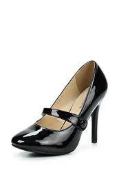 Черные лаковые туфли T.Taccardi for Kari TT001AWBLL74, кожаные на шпильке