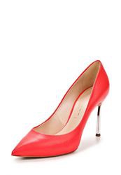 фото Туфли на каблуке-шпильке Casadei CA559AWAUF26, красные (кожа)