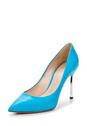 Туфли на шпильке Casadei CA559AWAUF27, голубые кожаные