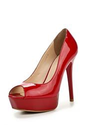 Туфли на платформе и шпильке Calipso CA549AWBQP01, красные (кожа, лак)