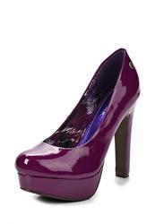 Туфли на платформе и каблуке Blink BL333AWBQY98, фиолетовые (кожа, лак)