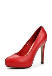 Туфли на высоком каблуке Grand Style GR025AWCDD79, красные кожаные