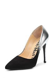 Женские туфли на высоком каблуке Nando Muzi NA008AWCHA20, серебристо-черные