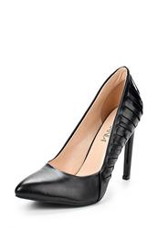 Туфли на высоком каблуке Lamania LA002AWBOE60, черные кожаные