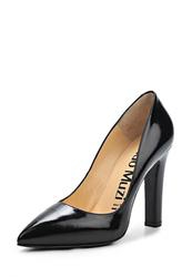 Женские туфли на каблуке Nando Muzi NA008AWBHK90, черные из лаковой кожи