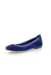 фото Балетки на каблуке Just Couture, синего цвета