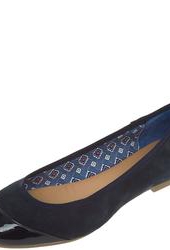 фото Балетки замшевые на каблуке Marc O’Polo, темно-синие
