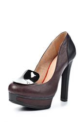 Туфли женские на платформе Betsy BE006AWJJ834, коричневые/каблук